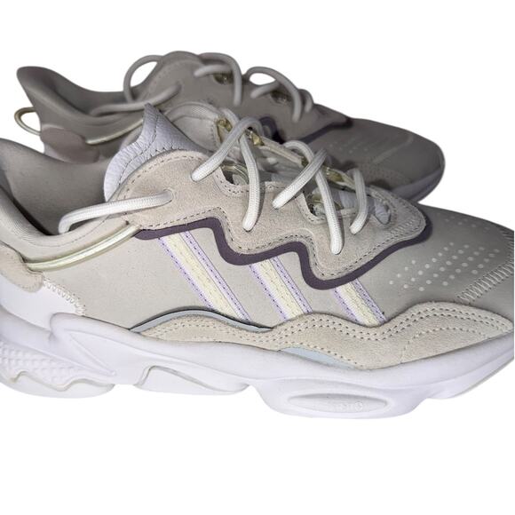 Adidas Ozweego Women's Cloud White Lilac Metallic Athletic Sneakers Shoes Size 7 - Picture 5 of 12